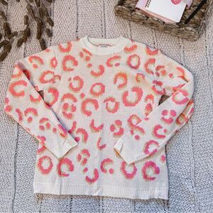 Andree by Unit cheetah print sweater size small